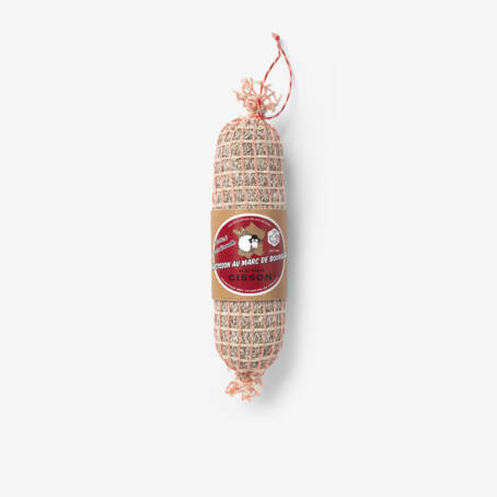 "Le saucisson au marc de Bourgogne"